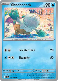 Pokémon-Karte Shnebedeck 059/182