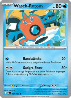 Pokémon-Karte Wasch-Rotom 061/182