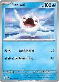Pokémon-Karte Flaniwal 064/182