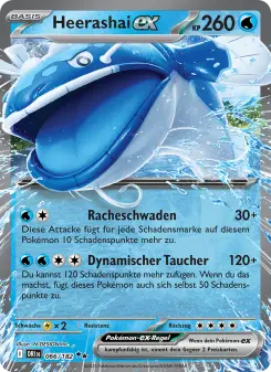 Pokémon-Karte Heerashai-ex 066/182
