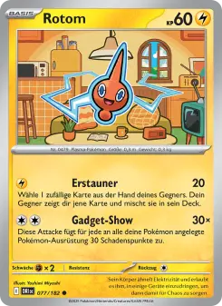 Pokémon-Karte Rotom 077/182