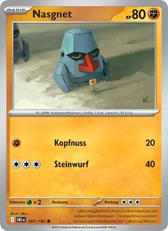 Pokémon-Karte Nasgnet 097/182