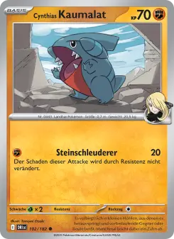 Pokémon-Karte Cynthias Kaumalat 102/182