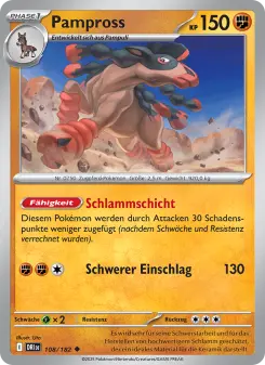 Pokémon-Karte Pampross 108/182