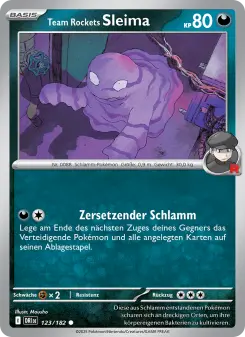 Pokémon-Karte Team Rockets Sleima 123/182