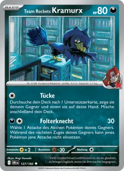 Pokémon-Karte Team Rockets Kramurx 127/182