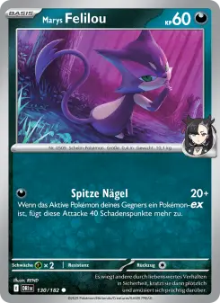 Pokémon-Karte Marys Felilou 130/182