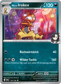 Pokémon-Karte Marys Irokex 133/182
