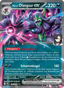 Pokémon-Karte Marys Olangaar-ex 136/182