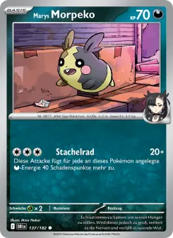 Pokémon-Karte Marys Morpeko 137/182