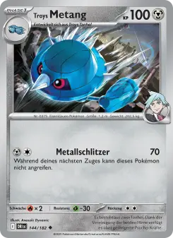 Pokémon-Karte Troys Metang 144/182