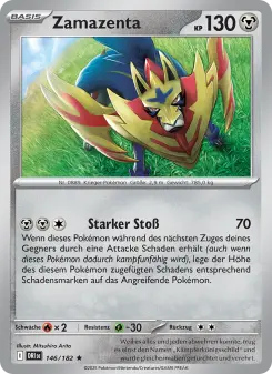 Pokémon-Karte Zamazenta 146/182
