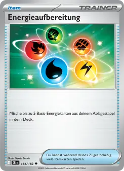 Pokémon-Karte Energieaufbereitung 164/182