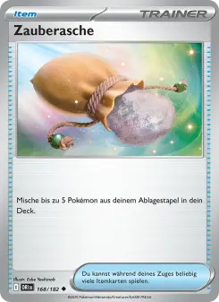 Pokémon-Karte Zauberasche 168/182