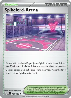 Pokémon-Karte Spikeford-Arena 169/182