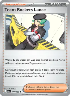 Pokémon-Karte Team Rockets Lance 177/182