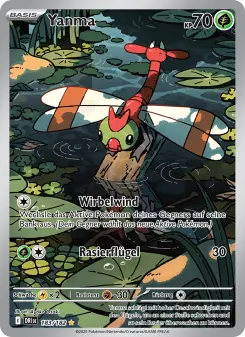 Pokémon-Karte Yanma 183/182