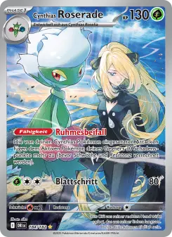 Pokémon-Karte Cynthias Roserade 184/182