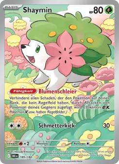 Pokémon-Karte Shaymin 185/182