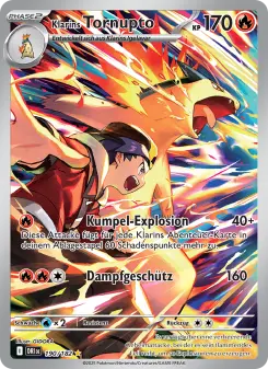 Pokémon-Karte Klarins Tornupto 190/182