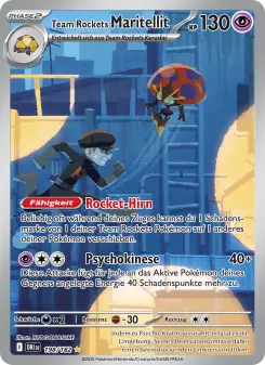 Pokémon-Karte Team Rockets Maritellit 198/182