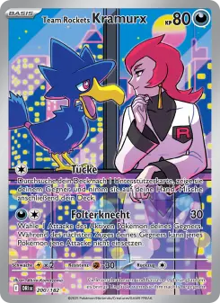 Pokémon-Karte Team Rockets Kramurx 200/182