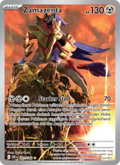 Pokémon-Karte Zamazenta 201/182
