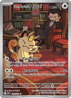 Pokémon-Karte Team Rockets Mauzi 203/182