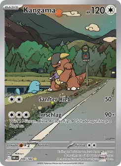 Pokémon-Karte Kangama 204/182