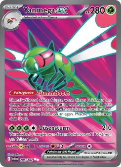Pokémon-Karte Yanmega-ex 206/182