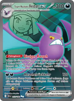 Pokémon-Karte Team Rockets Iksbat-ex 217/182