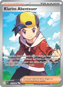Pokémon-Karte Klarins Abenteuer 221/182