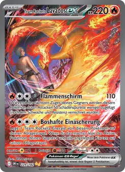 Pokémon-Karte Team Rockets Lavados-ex 229/182