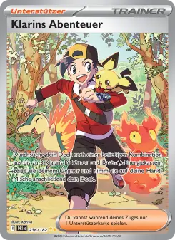 Pokémon-Karte Klarins Abenteuer 236/182