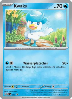 Pokémon-Karte Kwaks 003/225