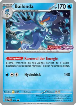 Pokémon-Karte Bailonda 005/225