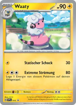 Pokémon-Karte Waaty 015/225