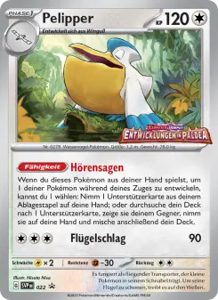 Pokémon-Karte Pelipper 022/225
