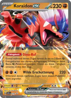 Pokémon-Karte Koraidon-ex 029/225