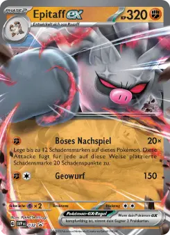 Pokémon-Karte Epitaff-ex 032/225