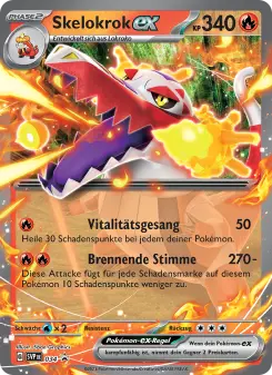 Pokémon-Karte Skelokrok-ex 034/225
