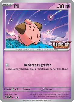 Pokémon-Karte Pii 037/225