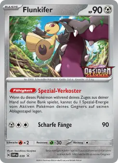 Pokémon-Karte Flunkifer 039/225