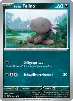 Pokémon-Karte Paldea-Felino 041/225