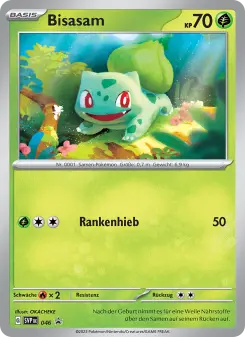 Pokémon-Karte Bisasam 046/225
