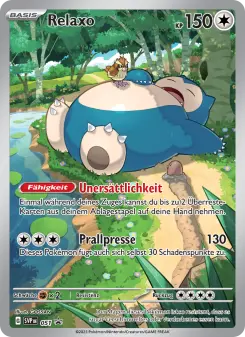 Pokémon-Karte Relaxo 051/225
