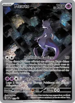 Pokémon-Karte Mewtu 052/225