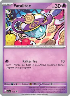 Pokémon-Karte Fatalitee 062/225