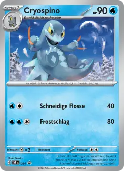 Pokémon-Karte Cryospino 064/225