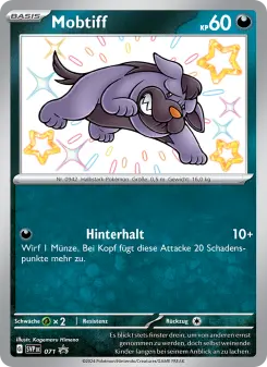 Pokémon-Karte Mobtiff 071/225